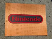 1980's Nintendo Internal 8" x 10" Photo Plastic NES Logo Store Display M17A