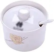 Ceramic Spice jar， Seasoning Pot Kitchen Seasoning Salt Pot Seasoning Seasoning Sugar Storage Bowls Can