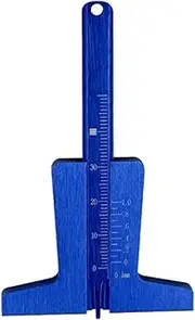 Tire Depth Gauge Tool - Auto Wheel Tire Tread Depth Gauge,Measure Tool Depthometer Thread Wear for Car Van Trailer Wheel Maintenance Safety Inspection