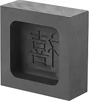 ARTIBETTER Graphite Ingot Mold for Melting Gold and Silver Durable DIY Casting Graphite Mold with Strong Corrosion Resistance for High Temperature Alloys Compact Design for Convenient Storage