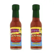 2 x Byron Bay Chilli Co Sizzlin Cayenne With Cumin Lime Hot Sauce 150ml