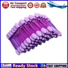 LF# 50pcs Eye Shadow Brush Double Sided Beauty Women Makeup Brushes (Purple)