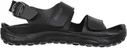 [MBT] NAGANO Men's Leather Sandals with Buckle Closure. Lightweight and Comfortable Footwear for Summer. Physiological for Comfort and Stability.