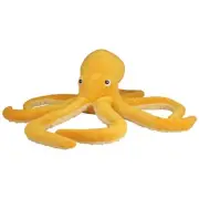 IKEA BLAVINGAD Soft Yellow Octopus 20" Plush, Kids Stuffed Toy | Brand New