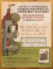 2005 The Mysterious Benedict Society Print Ad/Poster Lee Stewart Book Promo Art