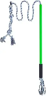 Dog Flirt - Interactive Flirt Pet - Flirt for Dogs Tug of War and Outdoor Exercise, Extendable Puppy Wand Rope for Small & Medium Dogs