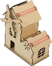 ERINGOGO Early Learning Solar Power Toys DIY Solar Home Toys Windmill Puzzle for Boys and Girls
