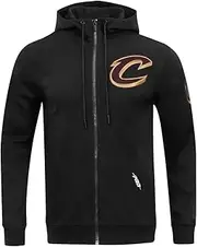 Pro Standard Men's NBA Cleveland Cavaliers Classic Chenille Full Zip Hoodie