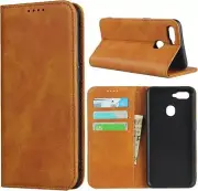 for Oppo AX5s Case,Cowhide Pattern Leather Case Magnetic Wallet Cover with Card