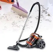 Cylinder Bagless Vacuum Cleaner, 3600W Powerful Carpet Cleaner Machines, 1.8 Litre Capacity, Vacuum Cleaner for Home Use, Floor, Grout, Tile, Couch, Carpet, Car
