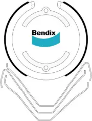 Bendix Park Brake Minor Kit for Ford Territory SZ 2.7L 276DT Diesel 2011-2016