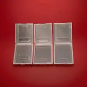 3x Nintendo Gameboy Color Clear Plastic Protector Video Game Cases * READ *