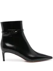 [Gianvito Rossi] Lindsay leather boots 37 Black