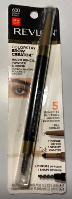 Revlon Colorstay Brow Creator Micro Pencil & Powder Brush #600 Blonde