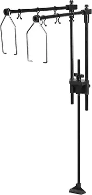 BETAZOOER Reptile Dual Lamp Stand Metal Adjustable Heating Lamp Holder Light Fix