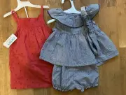 Carters Girls 18 Months Two Outfits New With Tags
