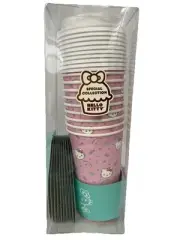 Hello Kitty Special Collection Sanrio Paper Coffee Cups + Sleeves To Go Cute
