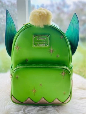 EXCLUSIVE Loungefly Disney Tinkerbell W/ Iridescent Wings Mini Backpack