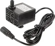 HYTROVE Solar Powered Submersible Pump Booster Pump for Aquarium Fountain and Circulation Systems Low Noise for Home and Outdoor Use