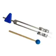 64Hz Tuning Fork Guitar Tuner Equipments with Silicone Triangle