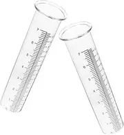 Happyyami Rain Gauge for Yard 7 Capacity Rain Tube Visible Markings Lightweight Portable for Gardeners