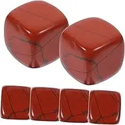 6Pcs Crystal Ice Cubes for Whiskey Reusable Whiskey Cube Stones for Chilling Drinks Elegant Design Present for Home Bars and Special Occasions