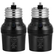 Light Sensor Socket Automatic Dusk to Dawn Light Socket with 360Â° Sensor Rotati