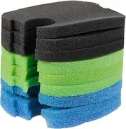 AQUANEAT 9 pcs Compatible Aquarium Canister Filter Pads for SUNSUN/GRECH/Super HW-304B/404B/704B/3000 CF500 Replacement Aquarium Filter PadsBio Sponges