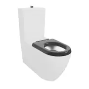805*375*890mm Poseidon Asta Gloss White Rimless Disable Back To Wall Toilet
