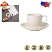 Versatile Dishwasher Safe Espresso Cups & Saucers - Perfect for Coffee Lovers
