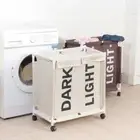 Laundry Basket Removable Dirty Clothes Storage Bag Case Sorter Organiser for Toy
