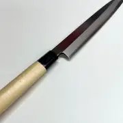 Sashimi Knife High Carbon Steel Blade Wood Handle Traditional Japanese Yanagiba