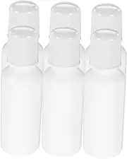 Gatuida 6pcs Smudge Bottle Empty Bottle Sub Bottles Cosmetics Storage Bottles Empty Travel Size Bottles Empty Liquid Applicator Empty Containers Bottles for Liniments White Plastic