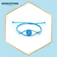 在飛比找森森購物網優惠-【MIRROR 皇宣緣】真知之眼翡翠蠟線手鍊