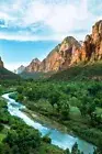 Zion National Park Overlooking Rockville Utah Wall Art Home Decor - POSTER 20x30