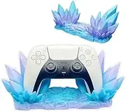 Crystal Throne Controller Stand for Xbox, 3D Printing Game Controller Holder Controller Display Stand for Switch Xbox Series PS5 PS4 PC, Controller Accessories for Desk Decor (Bluish Violet)