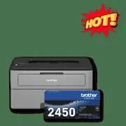 Brother HL-L2350DW Mono Laser Printer and TN-2450 Toner bundle
