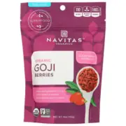 Navitas Organics Organic Goji Berries, 4 Ounces, 12 Packs Per Case
