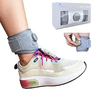 Upgraded Drop Foot Brace for Walking with Shoes for Men/Women, Gray Reinforced Stepless Knob Adjustable Step Foot Orthosis Brace and 3-point Stability, Fits for Right/Left Foot (2, Small)