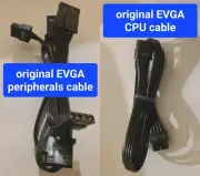 EVGA 6-pin 3x 4pin Perif/Molex Cable W001-00-000126 & EVGA SuperNOVA CPU 8 pin