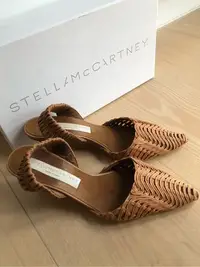 在飛比找Yahoo!奇摩拍賣優惠-stella mccartney 真品 35號 咖啡色 高跟