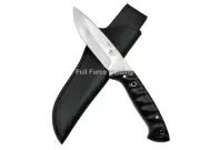 New J&V Adventure Knives Villano Full Tang Polished Blade Micarta Utility Knife