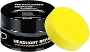 Car Headlight Repair - Headlight Repair Paste for Cars - Automotive Scratch Paste 100g UV Protection Headlamp Refurbishment for Remove Oxidation Dirt Haze Detailing Exterior Care
