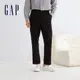Gap 男裝 商務直筒長褲-黑色(840885)