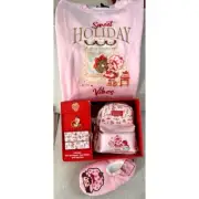 STRAWBERRY SHORTCAKE Backpack Set with Holiday Sweater & Slippers