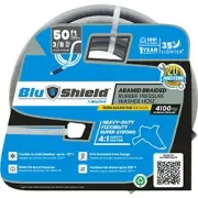 BluShield Rubber Pressure Washer Hose Assembly 3/8in x 50ft Non Marking