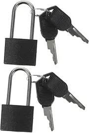 CONGARTENO Mini Padlocks Set 2 Pack Metal Padlocks with Keys Perfect for Travel Backpacks Luggage Gym Diary Locks