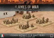 Flames of War: Italian: 100mm Howitzer Battery (Plastic) Desert WW2 Teabletop