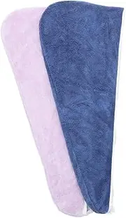 WRITWAA Supple Microfiber Hair Towel Wrap Absorbent Hair Drying Turban for Women