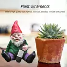 Mini Dwarf Gnome Statue Garden Ornament Resin Fairy Micro Landscape Elf (C) NEW
